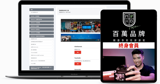 百萬品牌網路事業培訓課程