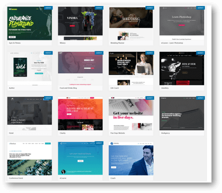 WordPress 架站服務 2 WordPress 提供上千種主題可選擇